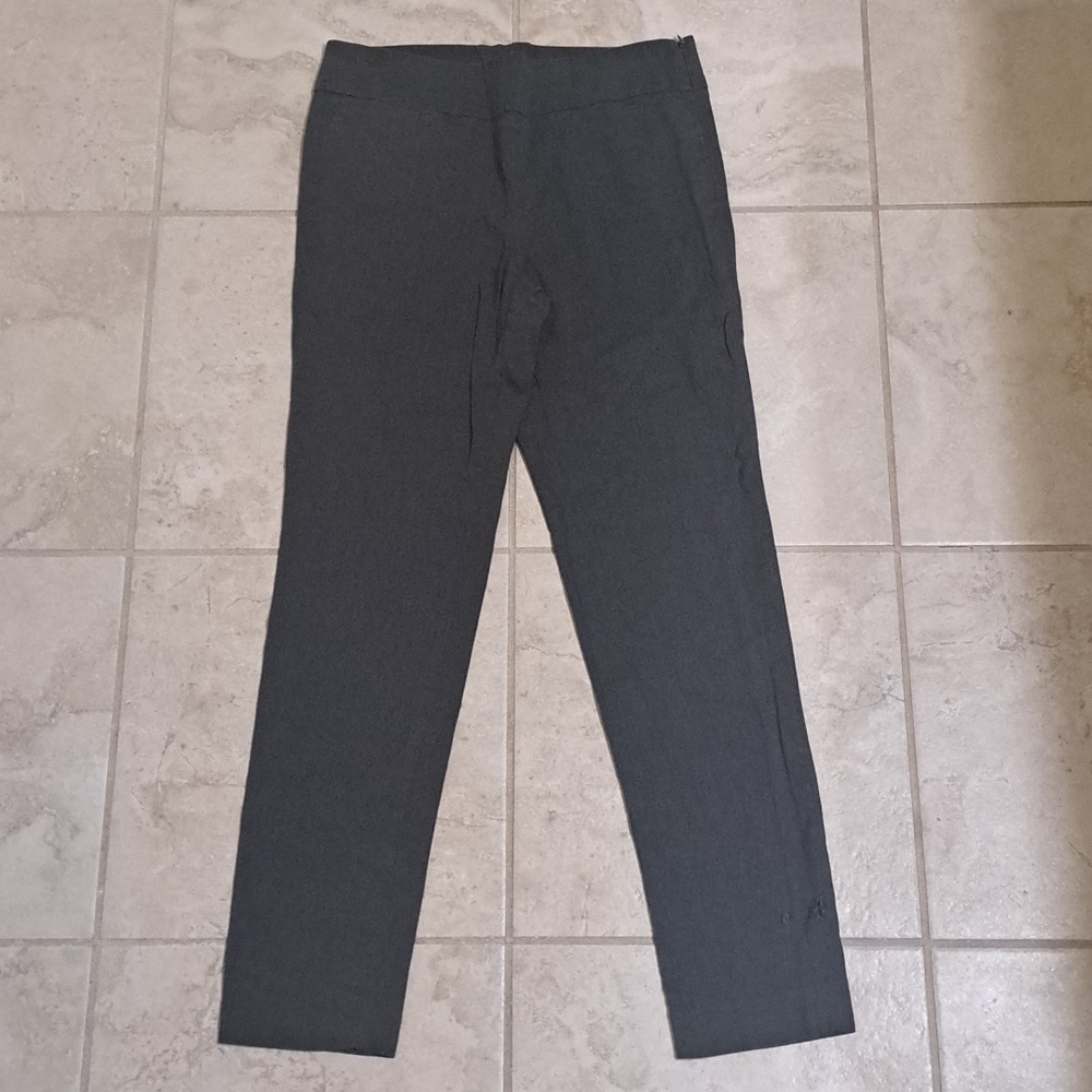 DONNA KARAN linen US4 pants with front pockets & side zipper~ $249.00 ~ DEFECT